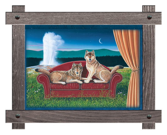 Wolf Dreams Framed Wall Art