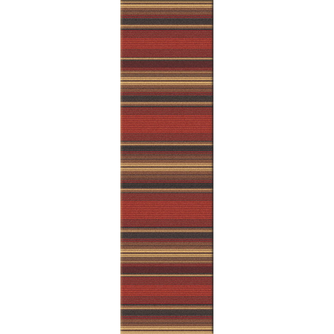 Santa Fe Stripe Rug - 2 x 8