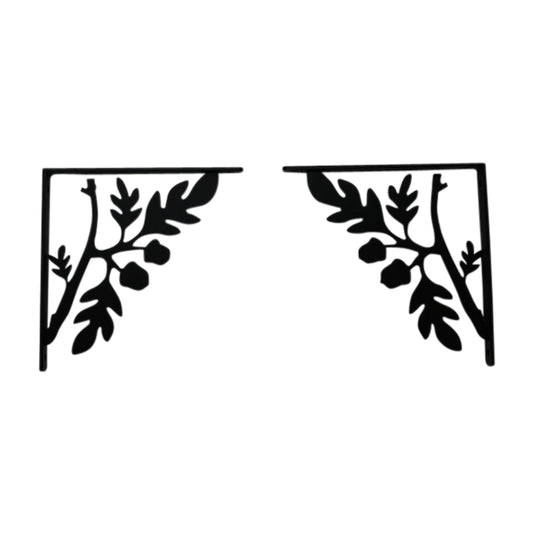Acorn Shelf Brackets Pair