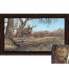 Personalized Whitetail Deer Framed Canvas