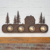 Forest Cabin Metal Vanity - 4 Light