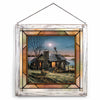 Lakeside Retreat Stained Glass Art
