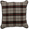Ponderosa Gray Plaid Pillow