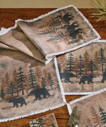 Whispering Pines Bear Table Runner - 54 Inch