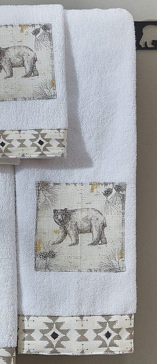 Woodland Spirits Bear Hand Towel
