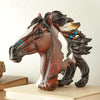 War Paint Horse Bust Sculpture - SALE
