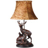 Black Forest Elk Mates Table Lamp