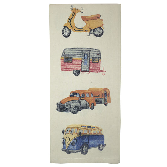 Off to Camp Kitchen Towel - Set of 4