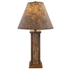 Rustic Bark Table Lamp