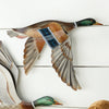 Majestic Mallard Metal Wall Art - Wings Down
