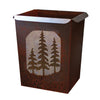 Pine Trees Waste Basket