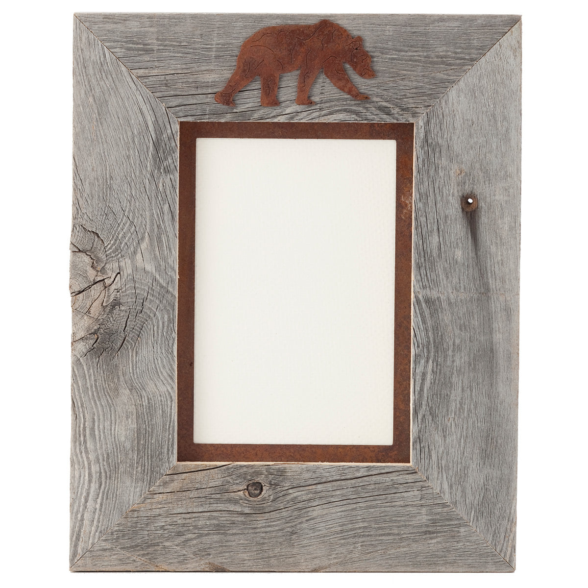 Rust Bear 5 x 7 Frame with Metal Mat
