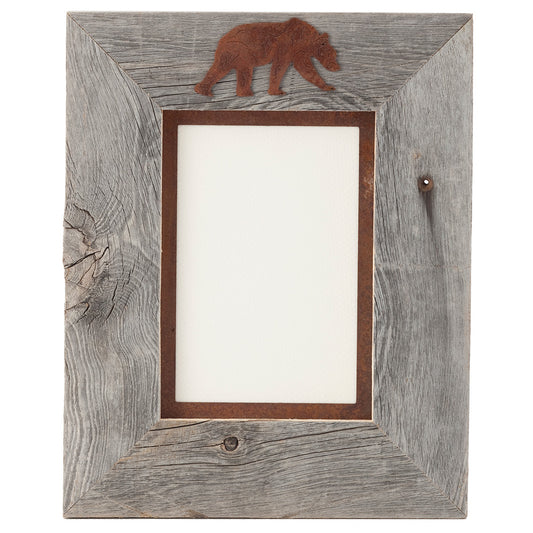 Rust Bear 5 x 7 Frame with Metal Mat