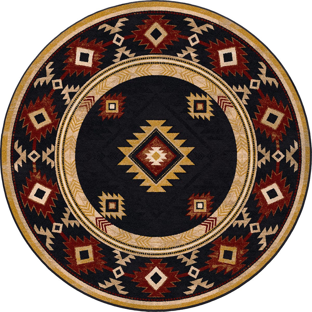 Diamond Creek Sienna Rug - 8 Ft. Round
