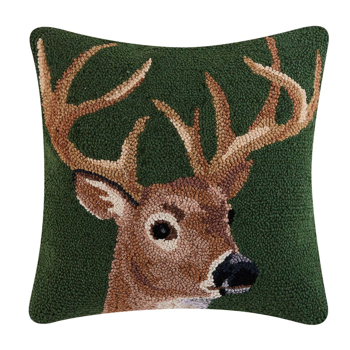 Wilderness Deer Hooked Pillow - OUT OF STOCK UNTIL 07/16/2026