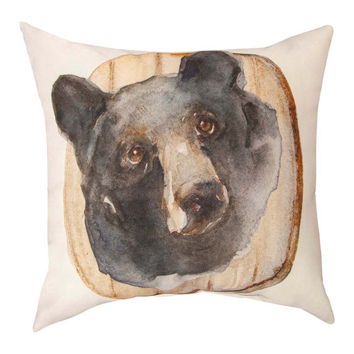 Mountain Escape Bear Pillow