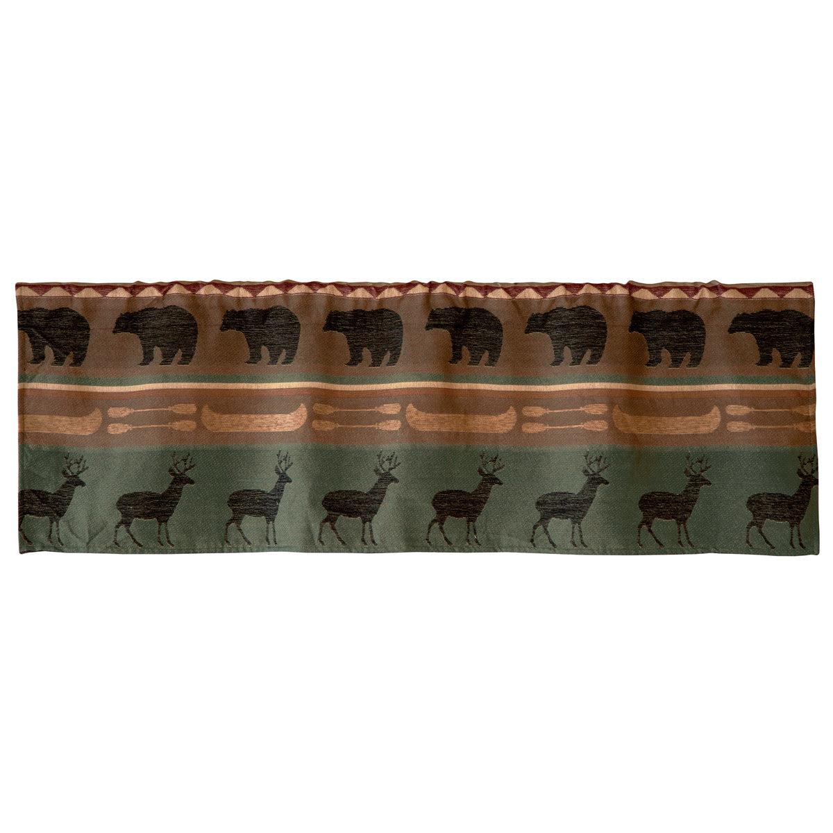 Lodge Bands River Valance