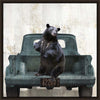 Happy Bear & Blue Truck Wall Art