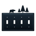 Bear & Pines Quadruple Switch Cover - OUT OF STOCK UNTIL 07/18/2026