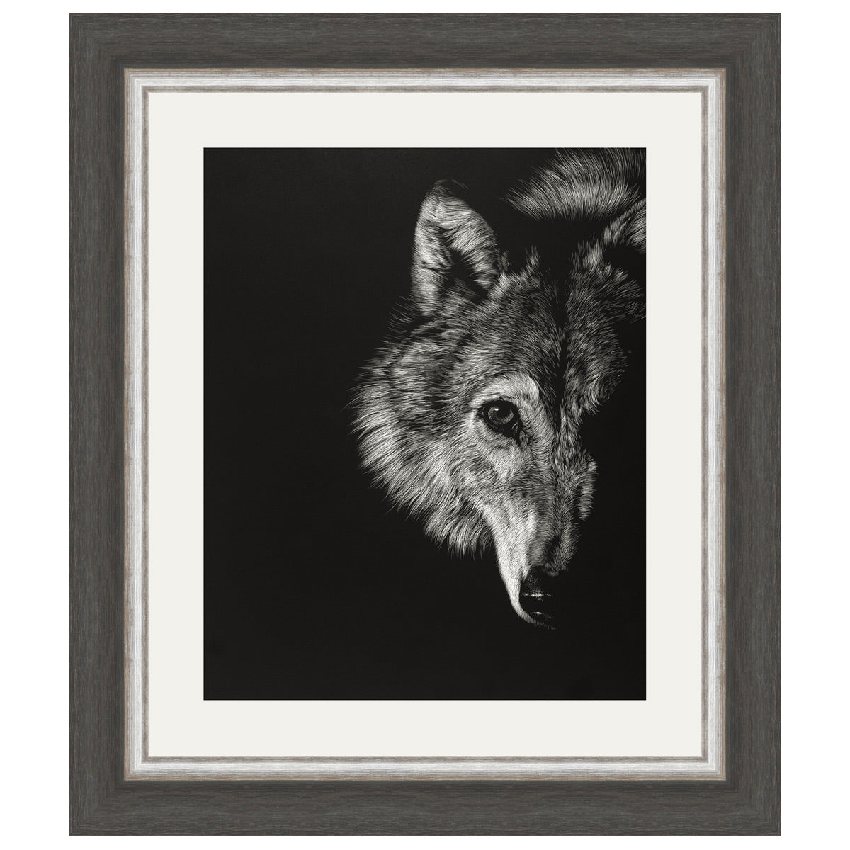 Nordic Wolf Framed Art