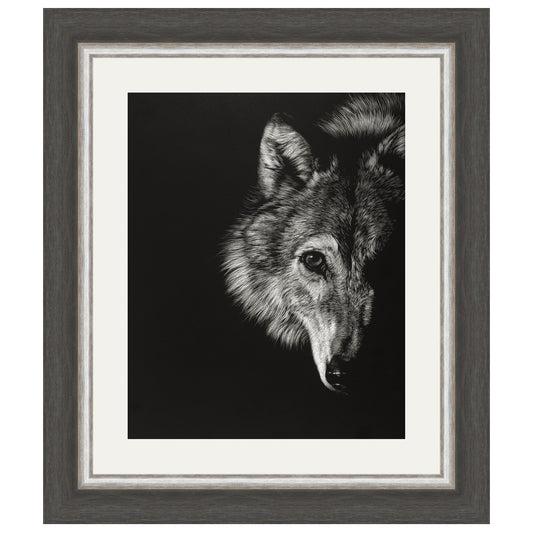 Nordic Wolf Framed Art