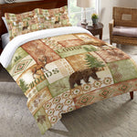 Woodland Trail Rust Comforter - King