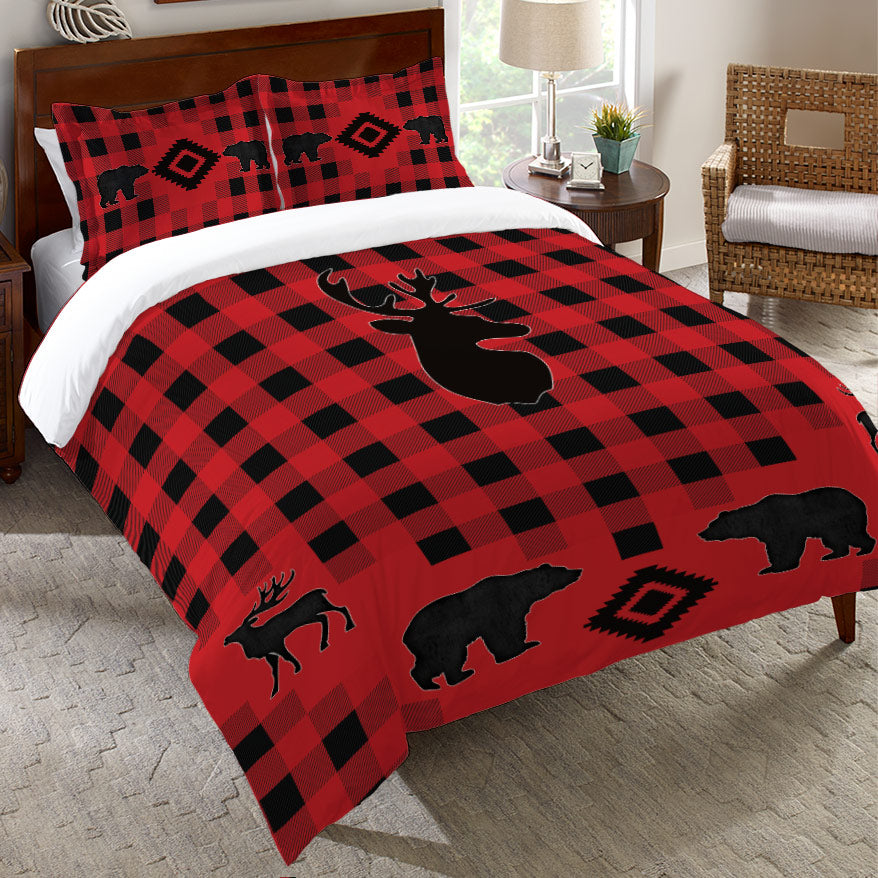 Bison Lodge Duvet Cover - Twin