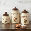 Bucking Bronco Ceramic Canisters - Set of 3