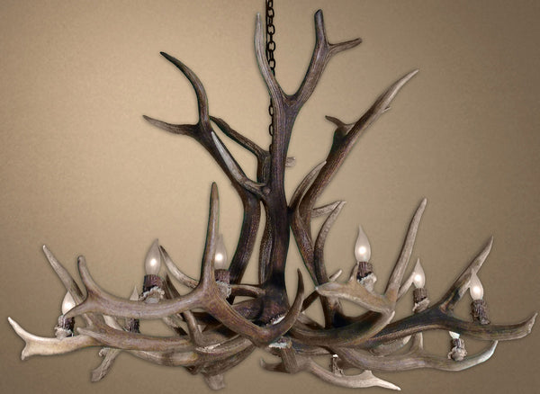 Real Elk Antler Chandelier - Extra Large