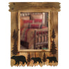 Wood Black Bear Mirror