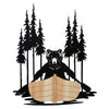 Canoe Bear Metal Wall Art- SALE
