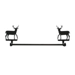 Wrought Iron Deer Towel Bar