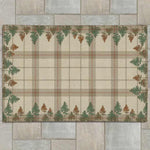 Plaid Woods Outdoor Rug - 4 x 6