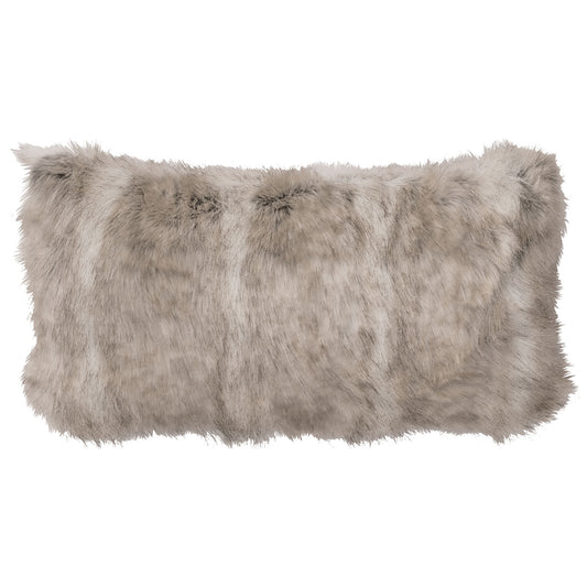 Canadian Stone Fox Fur Pillow - 14 x 26