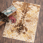 Gold-Speckled Cowhide Rug - 8 x 11