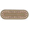Pinecone & Needles Braided Rug - 2 x 6