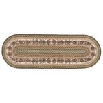 Pinecone & Needles Braided Rug - 2 x 6