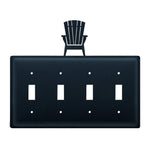 Adirondack Chair Quadruple Switch Cover