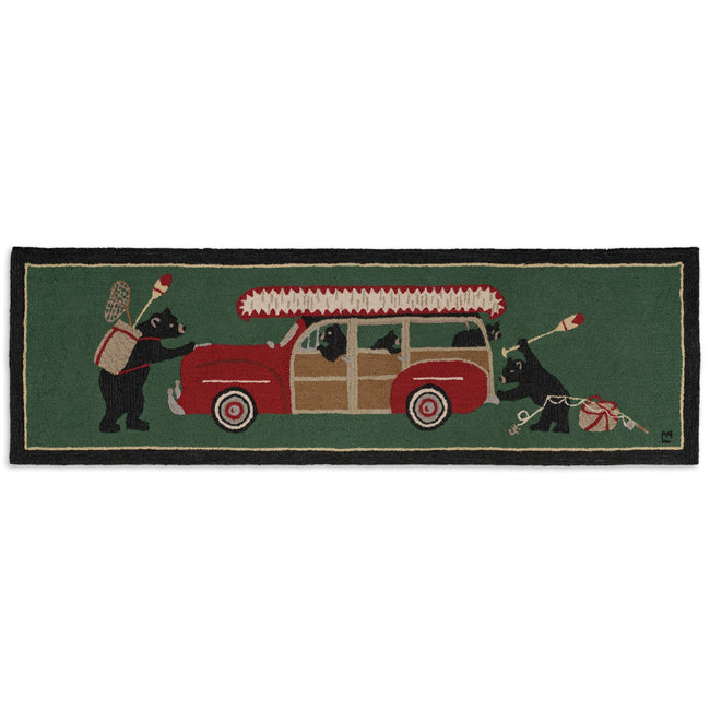 Woody Wagon Bears Hooked Runner