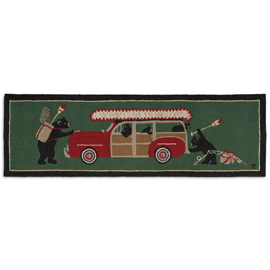 Woody Wagon Bears Hooked Runner