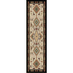 Desert Dream Black Rug - 2 x 8