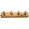 Cedar Log Wall Coat Rack - 24 Inch