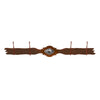 Sun Burst Concho 4 Hook Coat Rack
