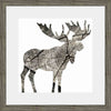 Woodwork Moose I Wall Art