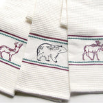 Wildlife Kitchen Bear Towels - Set of 2