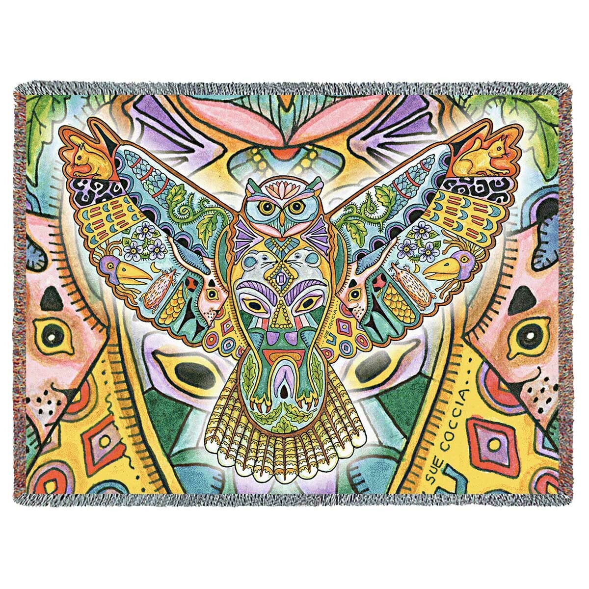Great Horned Owl Blanket