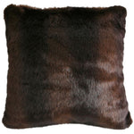 Brown Bear Faux Fur Pillow