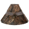 Cowhide Corset Lamp Shade - 20 Inch