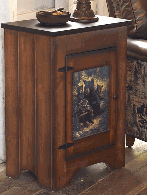 Bear Family Nightstand