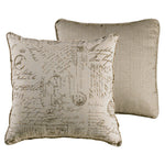 Fairfield Printed Linen Euro Sham - OUT OF STOCK UNTIL 09/09/2026